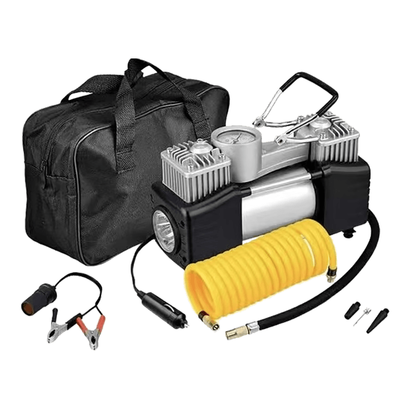 عبوة صندوقية ملونة لمضخة هواء السيارة ذات قضيب واحد و30 أسطوانة