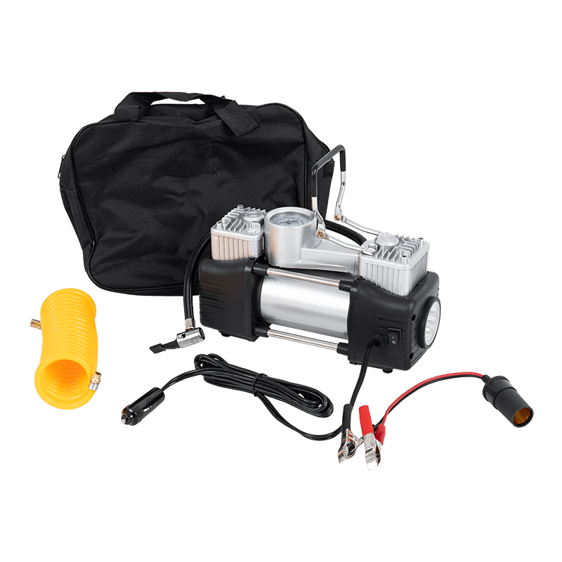 عبوة صندوقية ملونة لمضخة هواء السيارة ذات قضيب واحد و30 أسطوانة